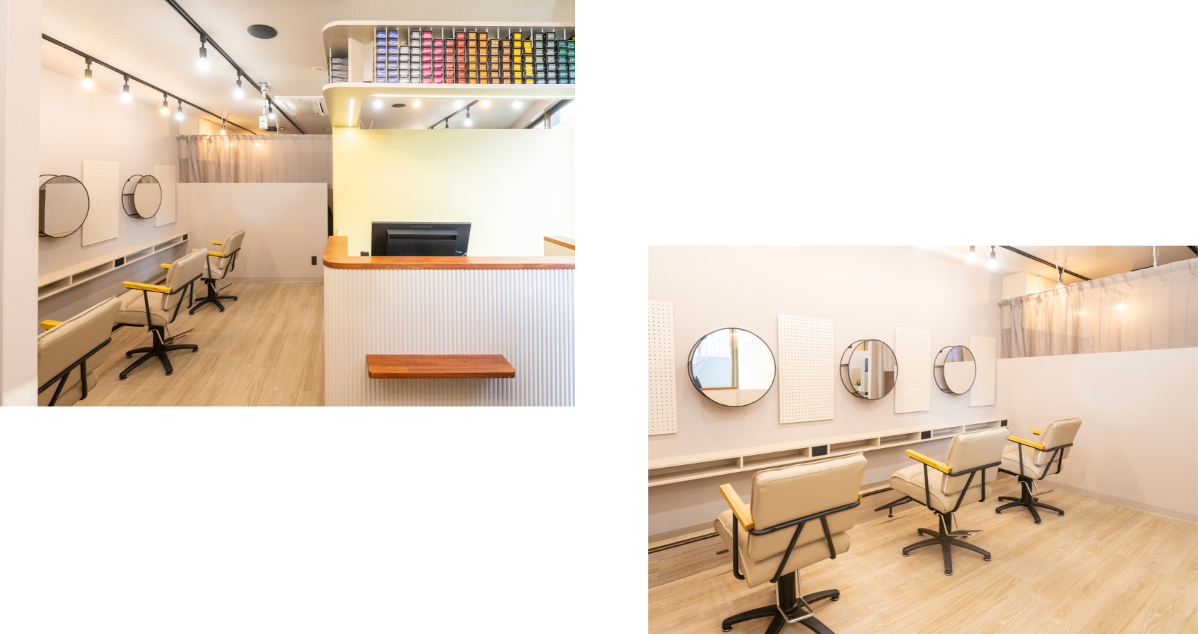 ヘアカラー専門店fufu 大山店 内観