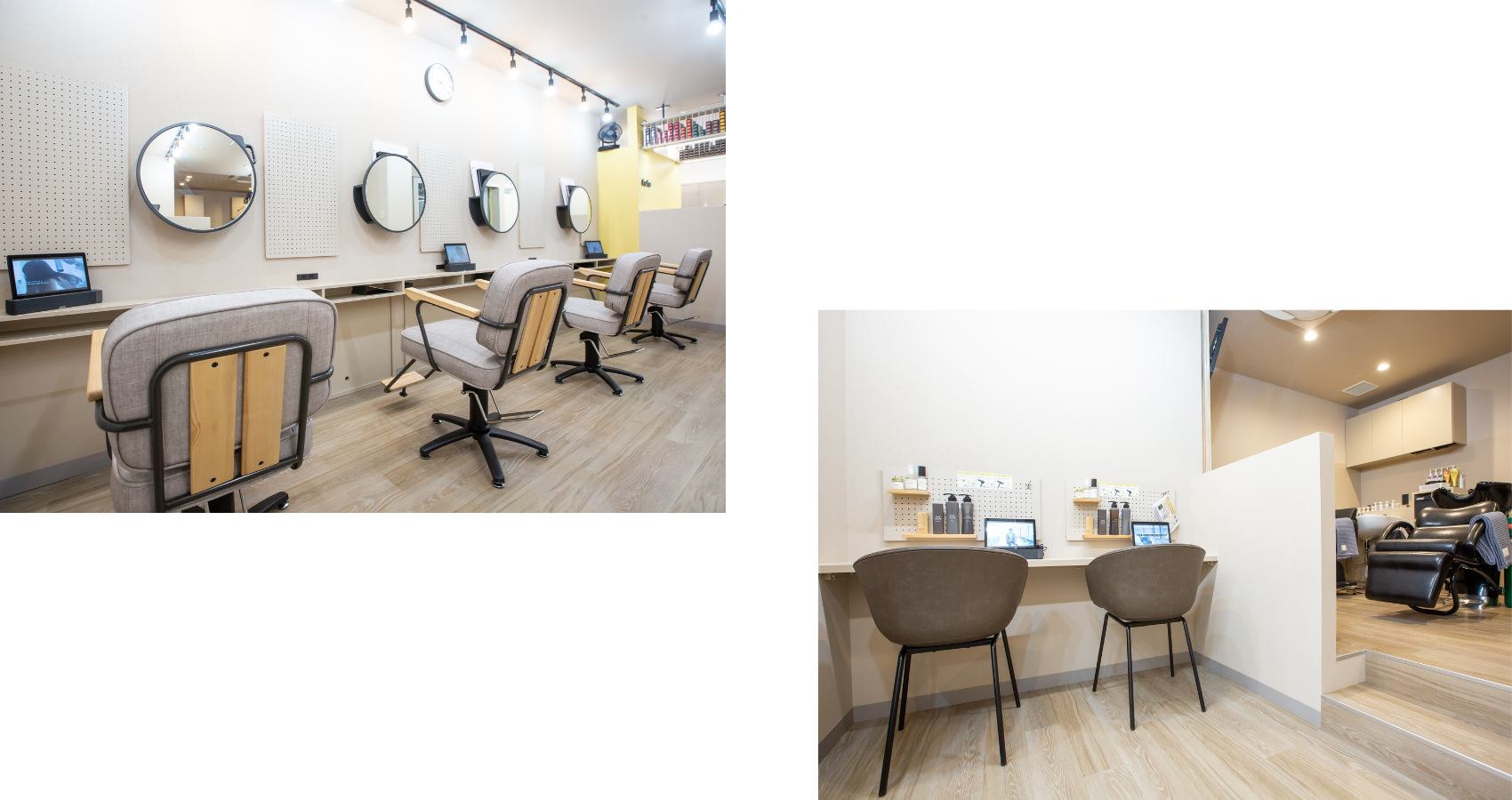 ヘアカラー専門店fufu なんば御堂筋店 内観