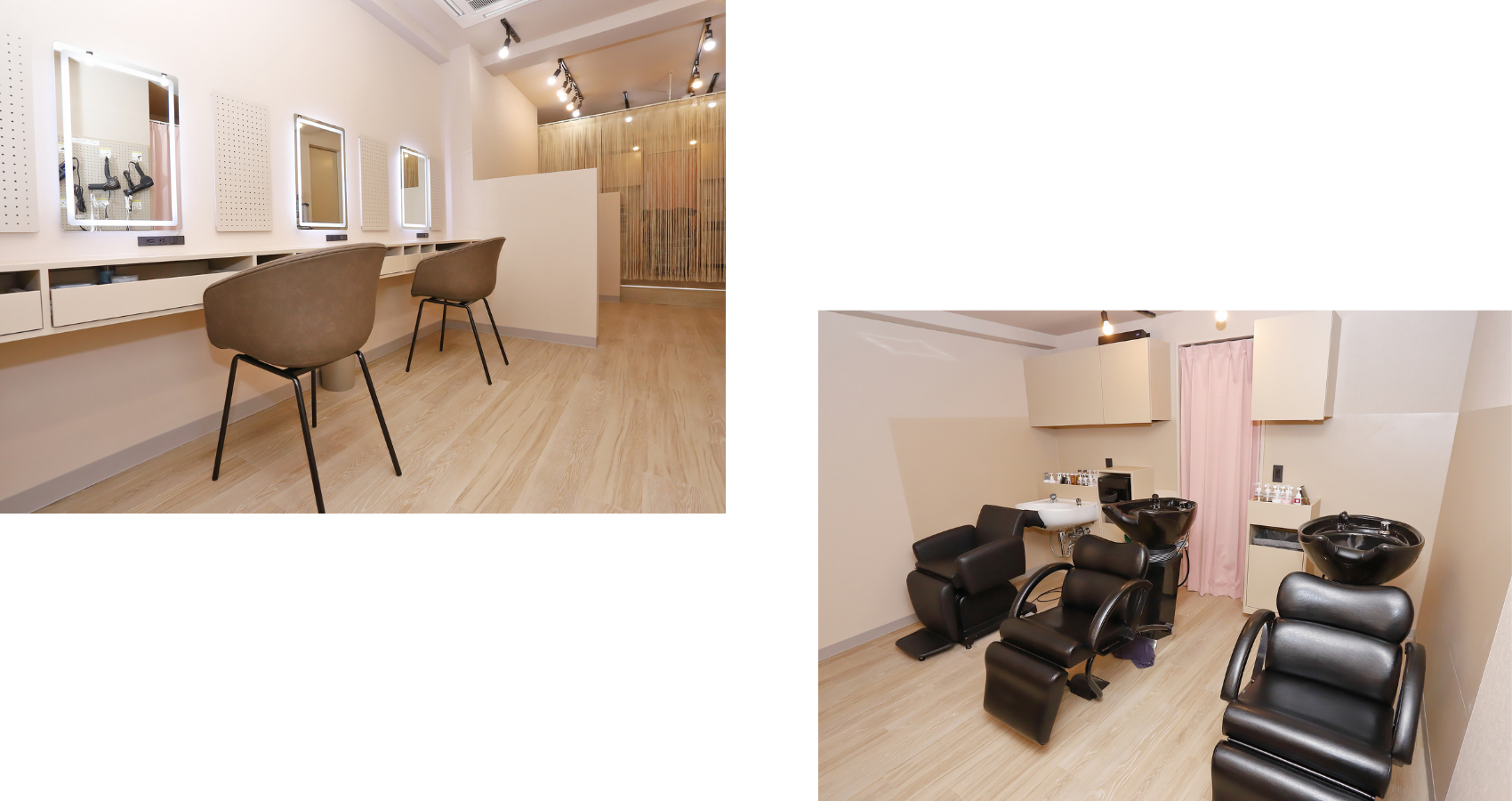 ヘアカラー専門店fufu 北千住店 内観