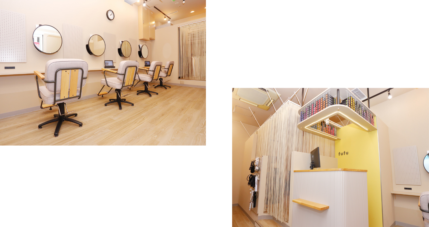 ヘアカラー専門店fufu アトレ大森店 内観