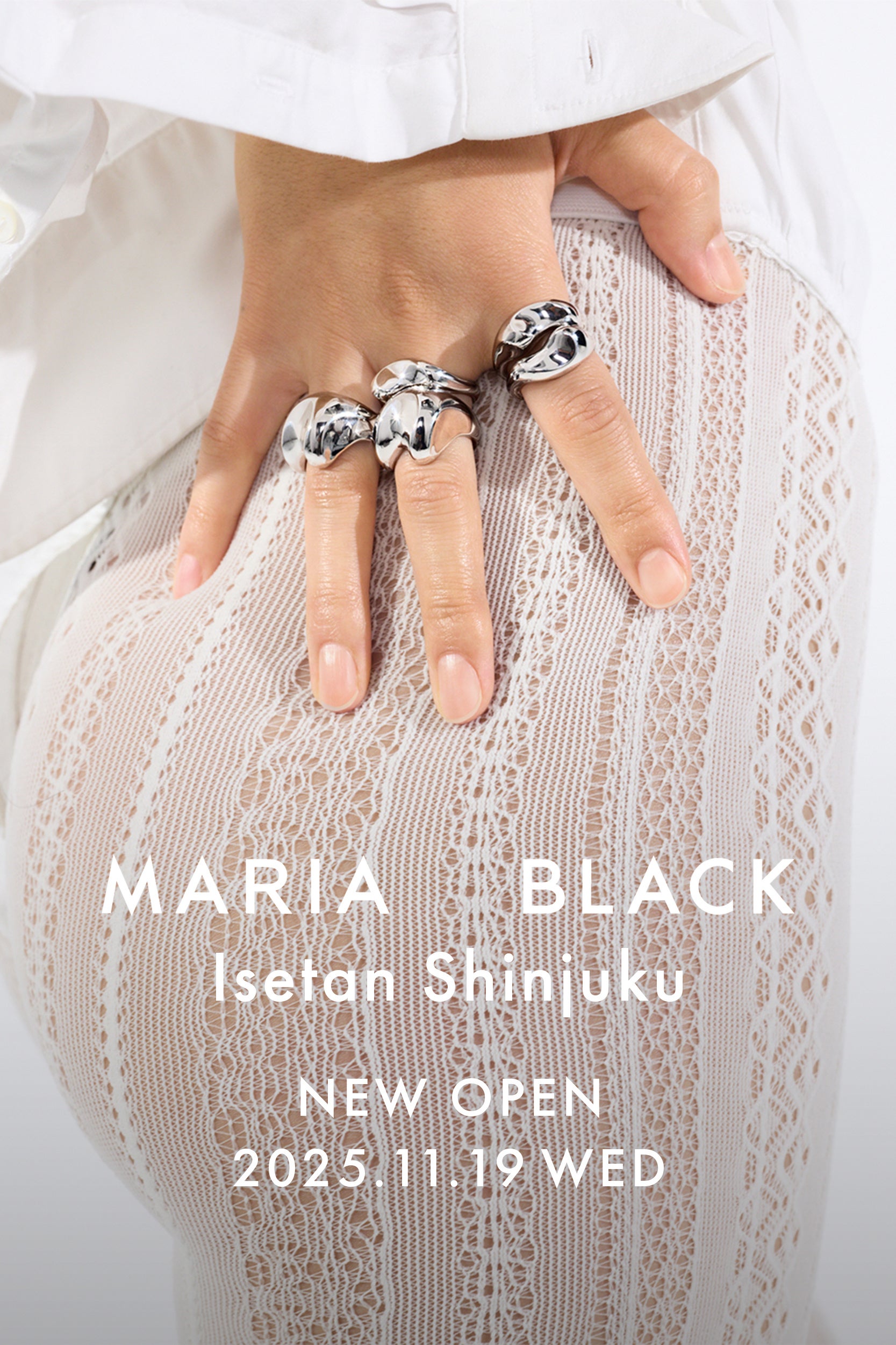 デンマーク発ジュエリーブランド「MARIA BLACK」11月19日（水）、伊勢丹新宿店 本館1階に常設ショップがオープン