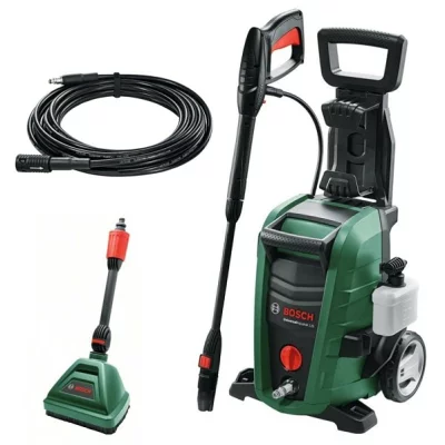 B02-5594&nbsp;&nbsp; ボッシュ 高圧洗浄機 延長高圧ホース&ブラシ付水しぶきカバーセット グリーン UA125J3