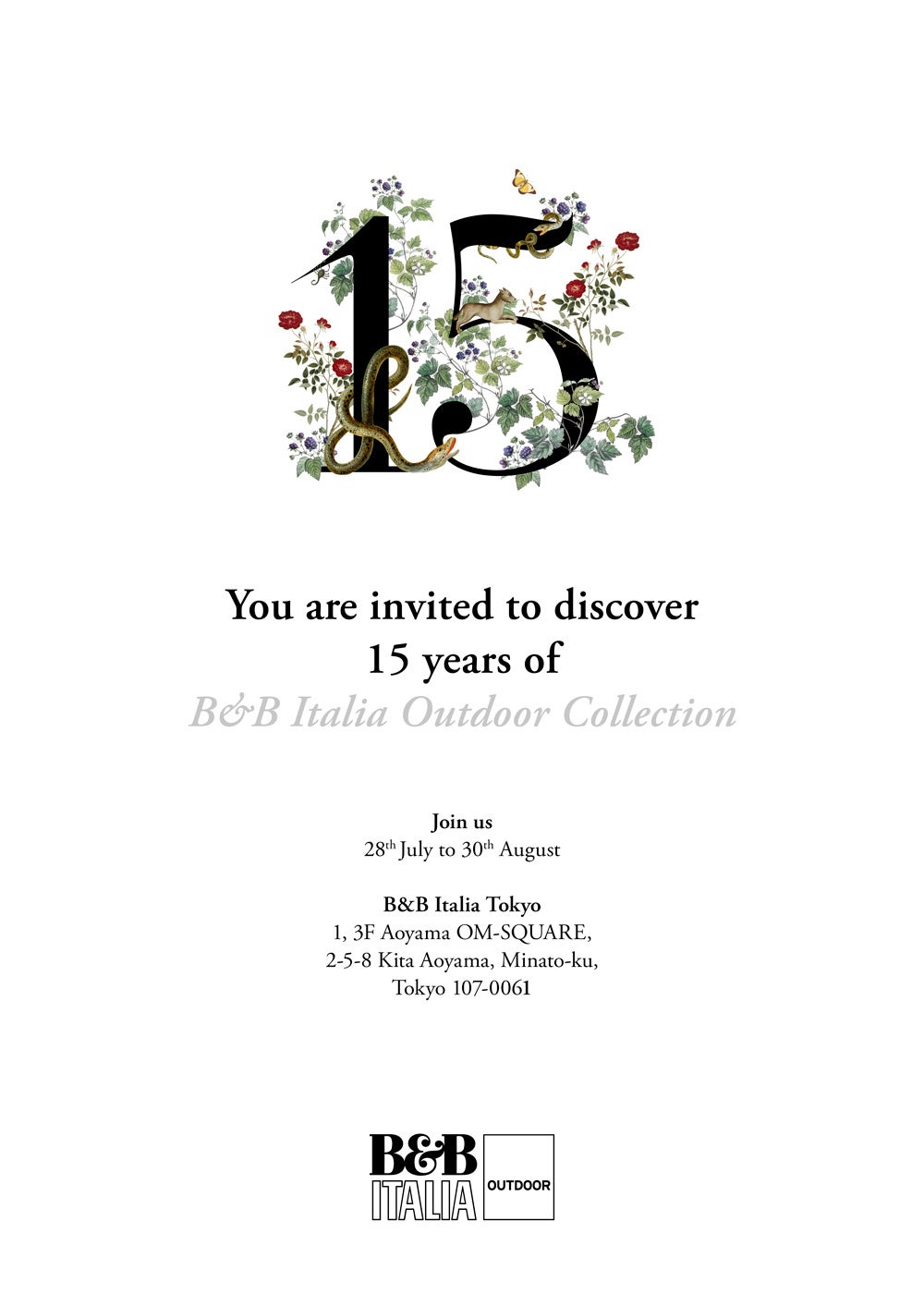 B&B Italia Outdoor Collection 15th Anniversary