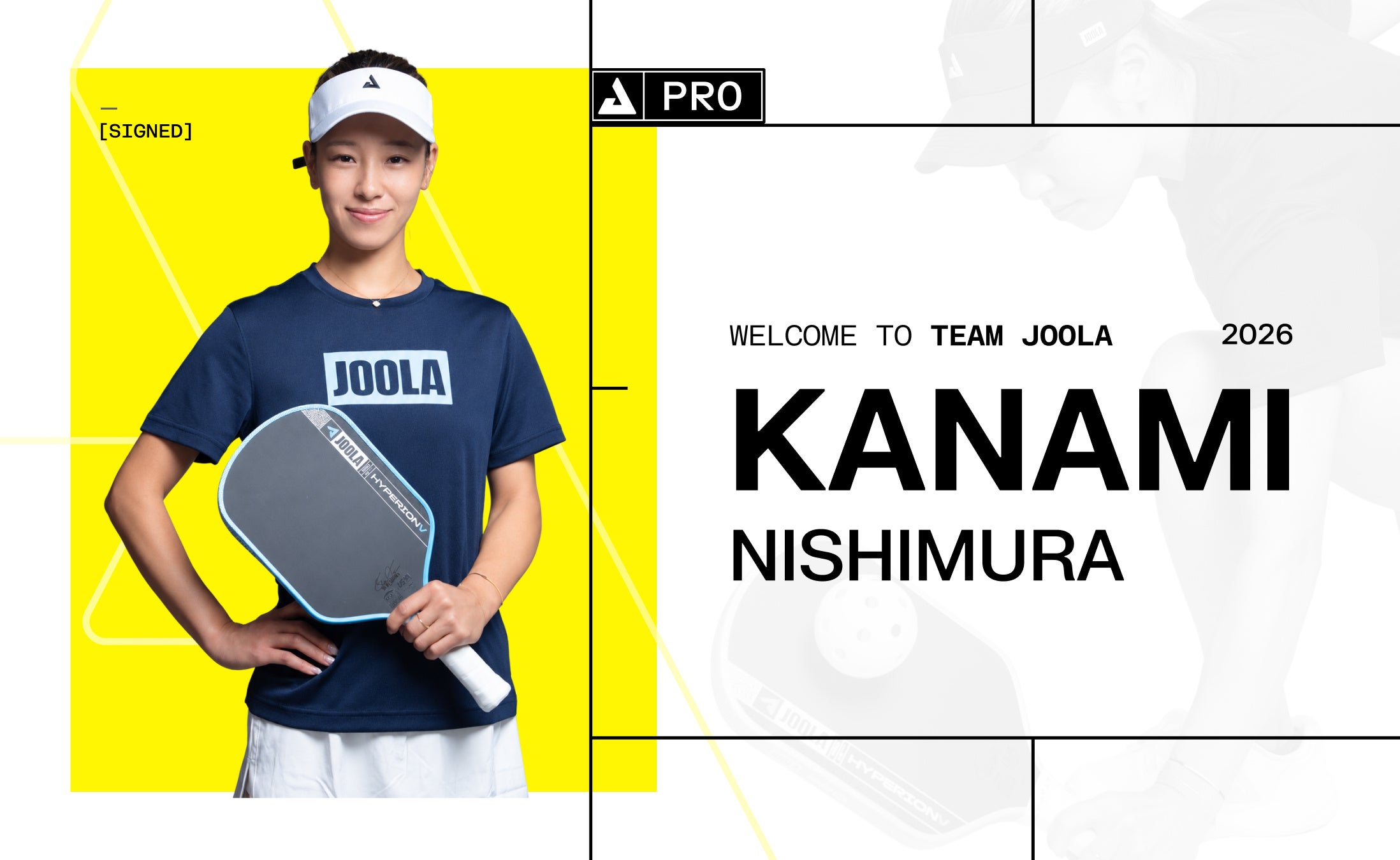 JOOLA Japan Signs Former Pro Tennis Player Kanami Nishimura to Pickleball Partnership