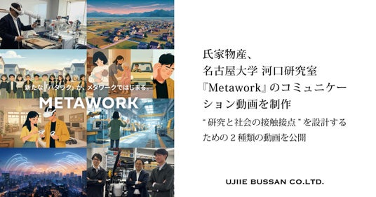氏家物産、名古屋大学 河口研究室『Metawork』のコミュニケーション動画を制作