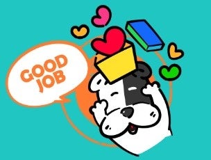 ご褒美スタンプ例（レッスンアドバイス等で使用予定）