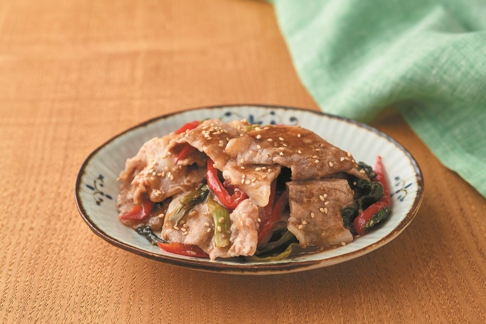 豚肉のごまポン酢