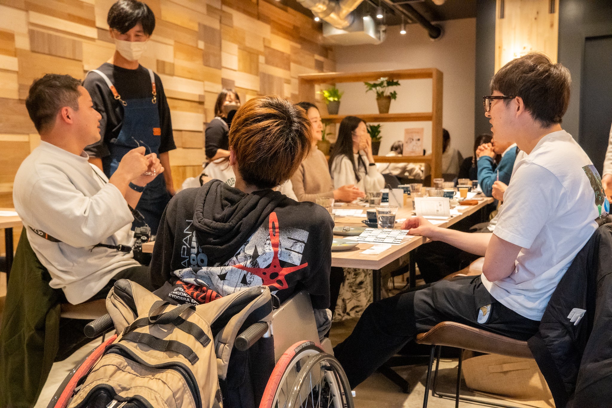 1階カフェ「ピアッザ」で開催したイベントの様子