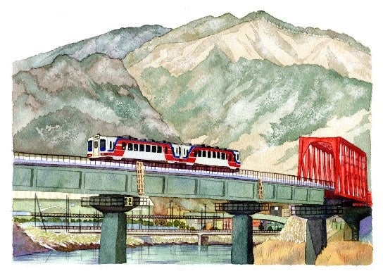 三陸と三陸鉄道の魅力をイラストで伝える ギャラリー列車発進 カレンダー発売 公益社団法人日本広告制作協会のプレスリリース