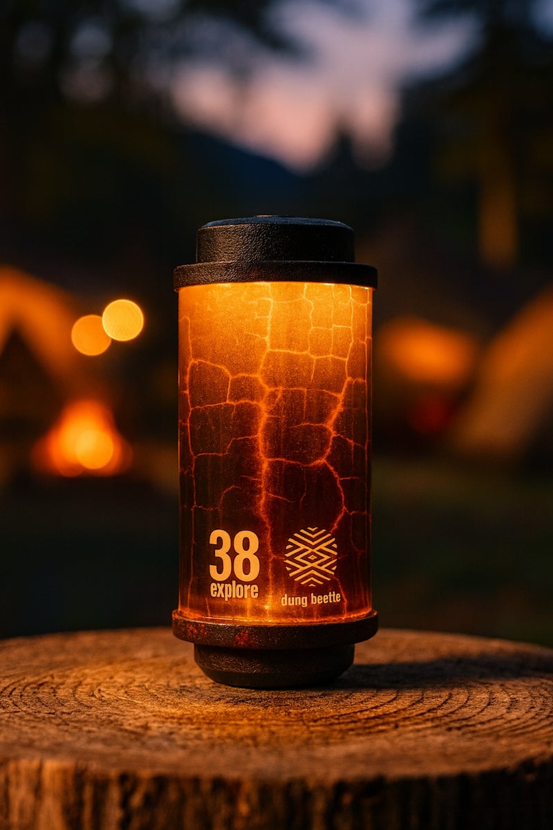 dung beetle × 38explore 、新作LEDランタン「38-kT “OKIBI”」発表 dung beetle × 38explore 、新作LEDランタン「38-kT “OKIBI”」発表