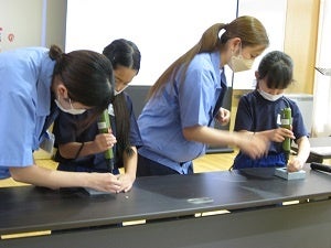 電動ドライバーでのネジ締め体験