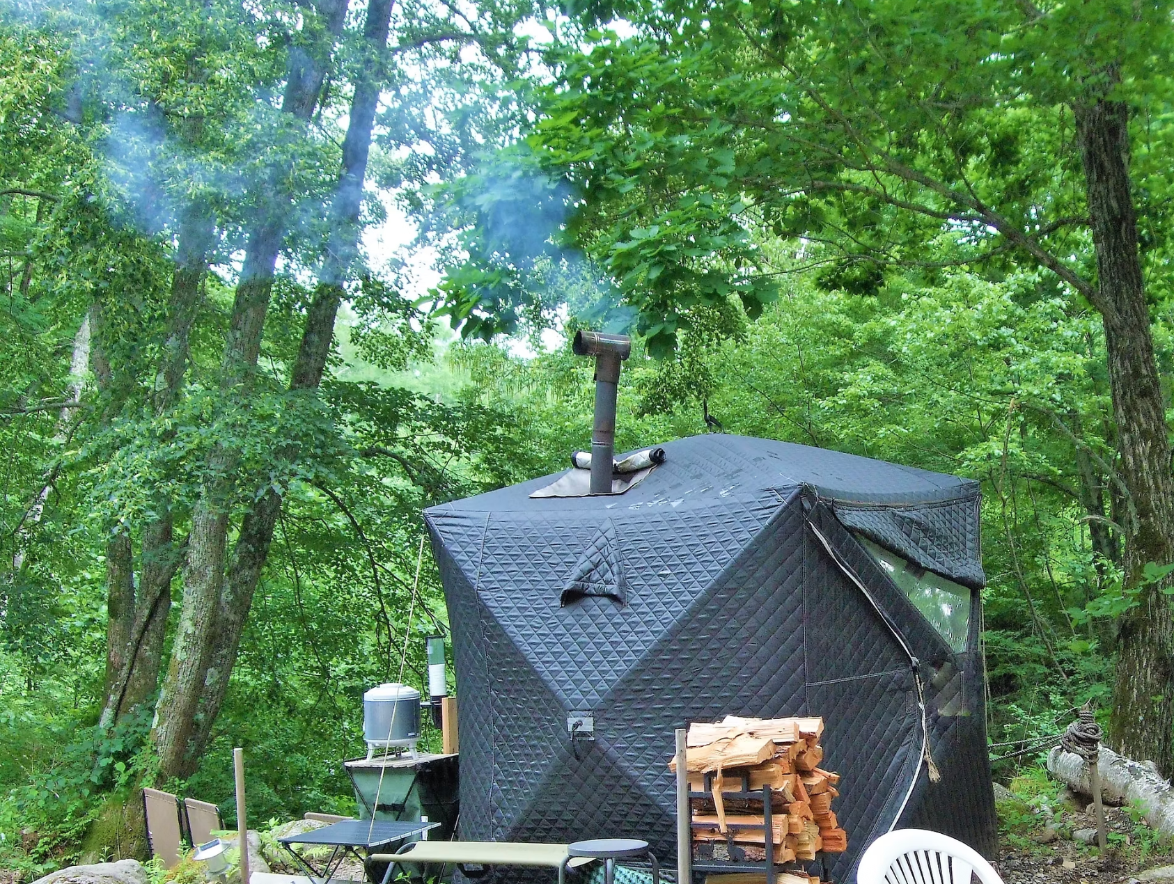 Mad Sauna テントサウナ　屋外サウナ　サウナテント テントサウナ - 【信州 長野】mokki～モッキ｜【リゾグラ】リゾート