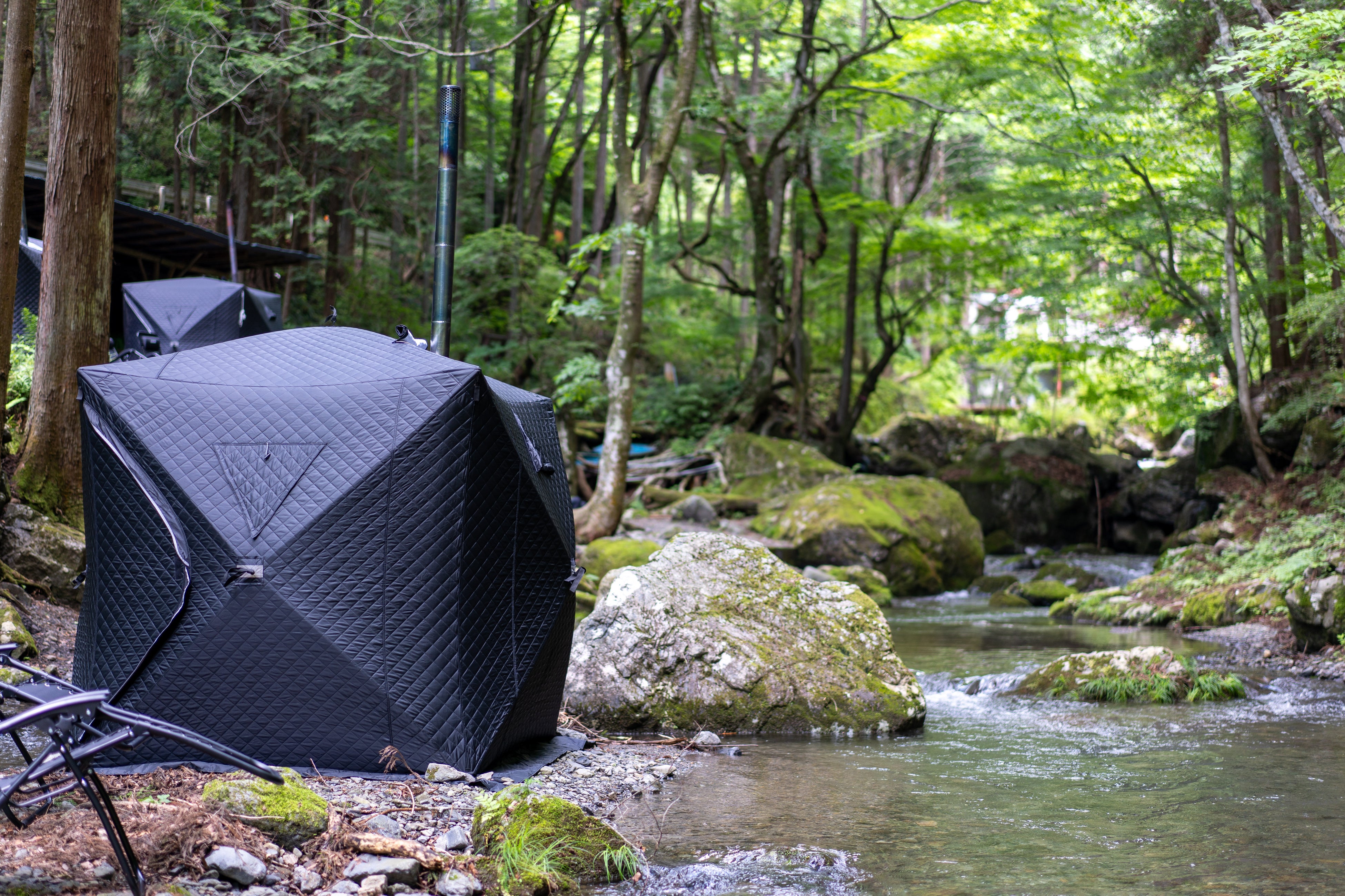 サウナテントセット(水風呂付) 楽天市場】テントサウナ 水風呂セット 4人用 【選べる7色