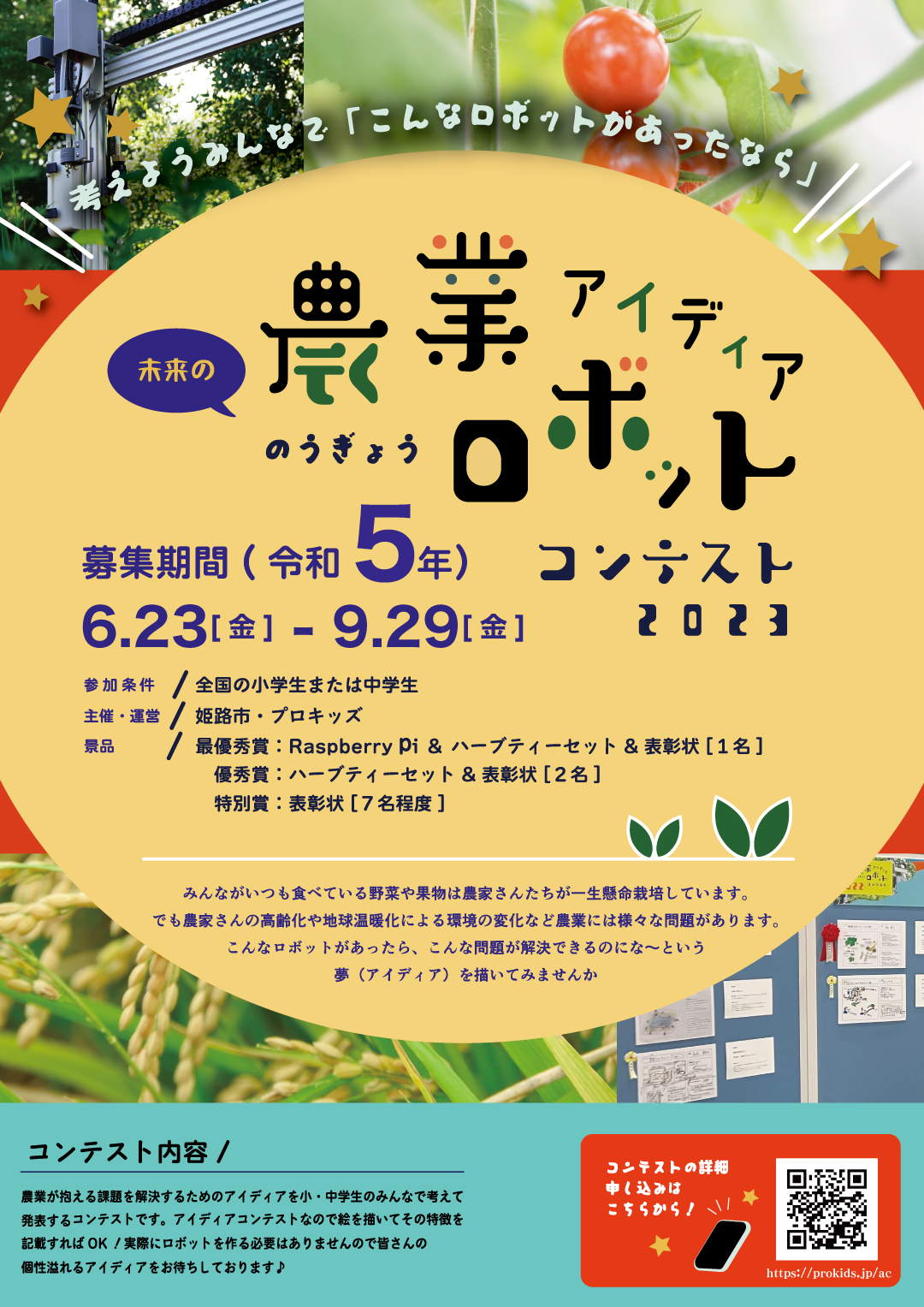 本コンテストのチラシ