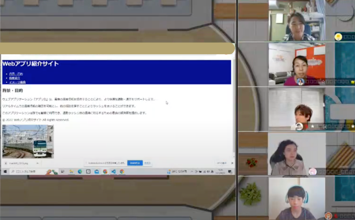 参加者たちがCodelandGPTで作成したWebサイト