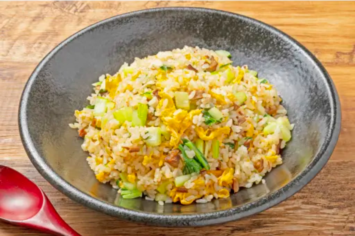 叉焼入り青菜炒飯