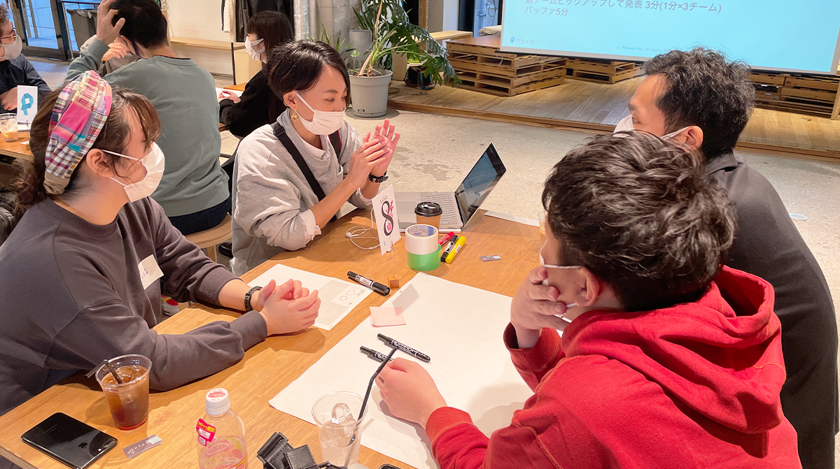▲実際のグループディスカッションの様子