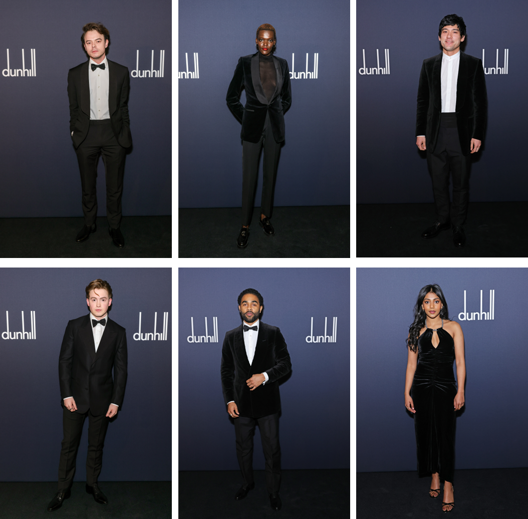 左から チャーリー・ヒートン、シェイラ・アティム、ウィル・シャープ、 キット・コナー、アンソニー・ウェルシュ、チャリスラ・チャンドラン