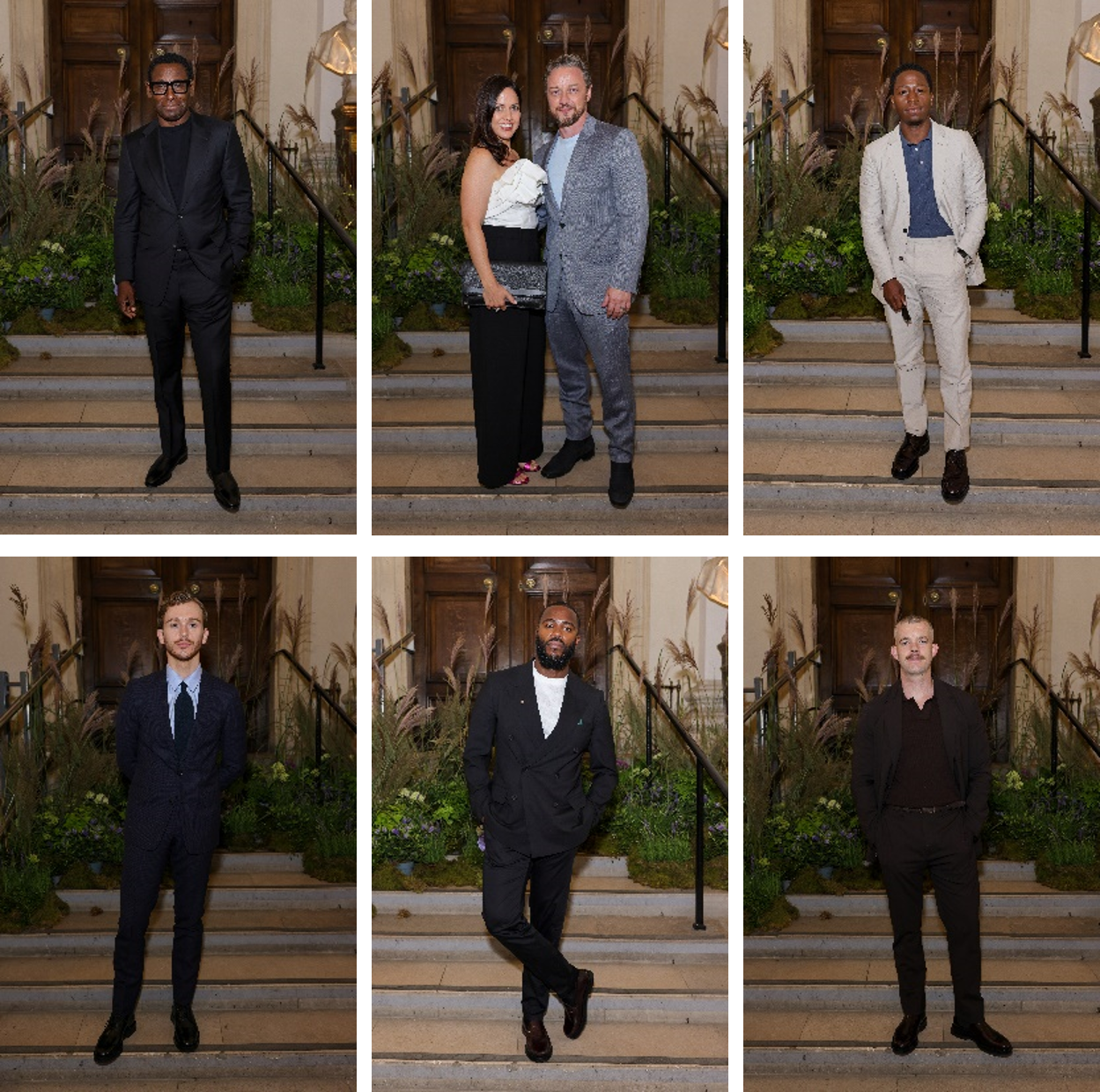 左からデヴィッド・ヘアウッド、リサ・リベラティ、ジェームズ・マカヴォイ、デヴィッド・ジョンソン ハリー・ローティー、モー・ギリガン、ラッセル・トーヴィー