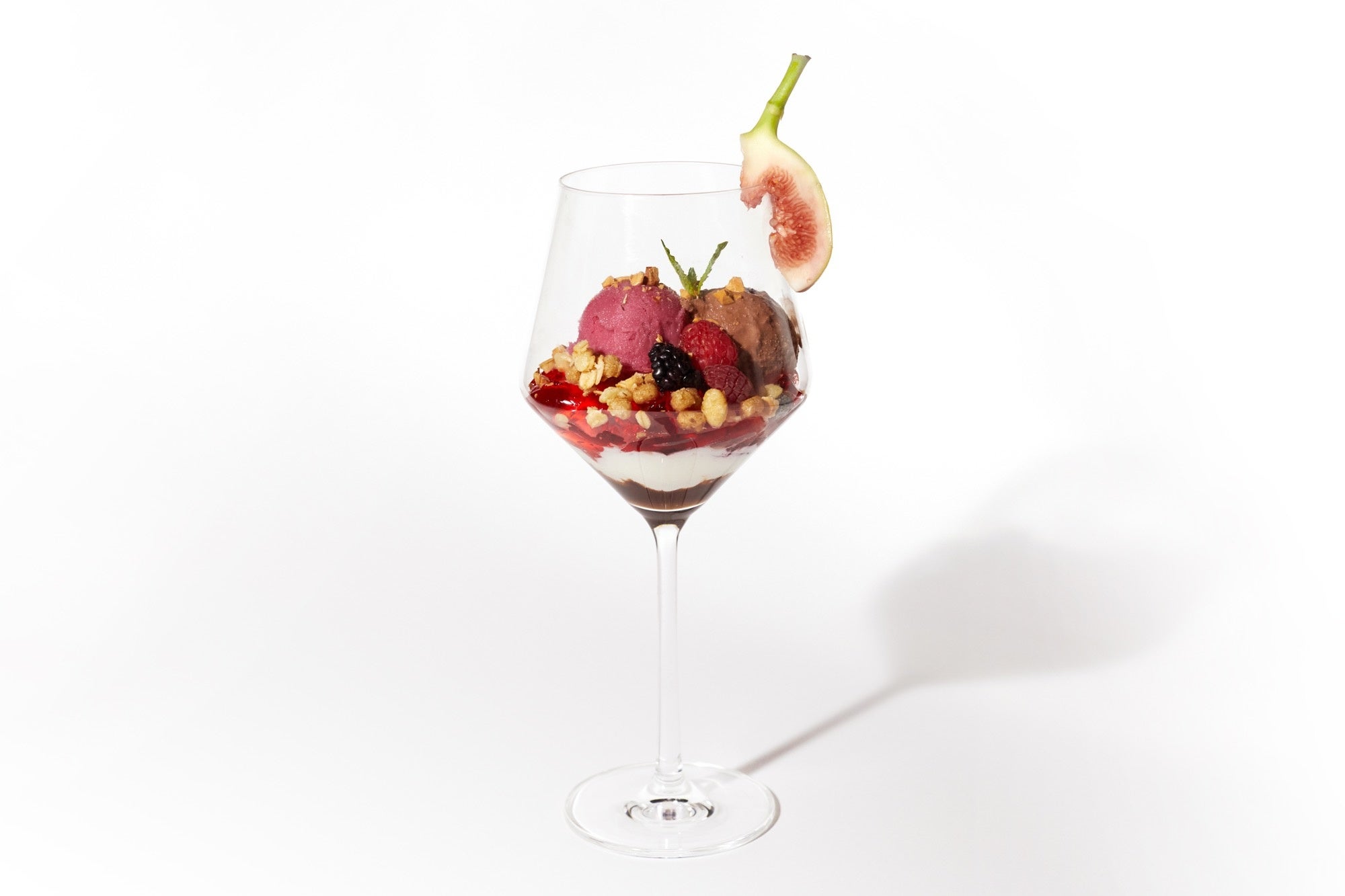 ショコラカシスミントパフェ