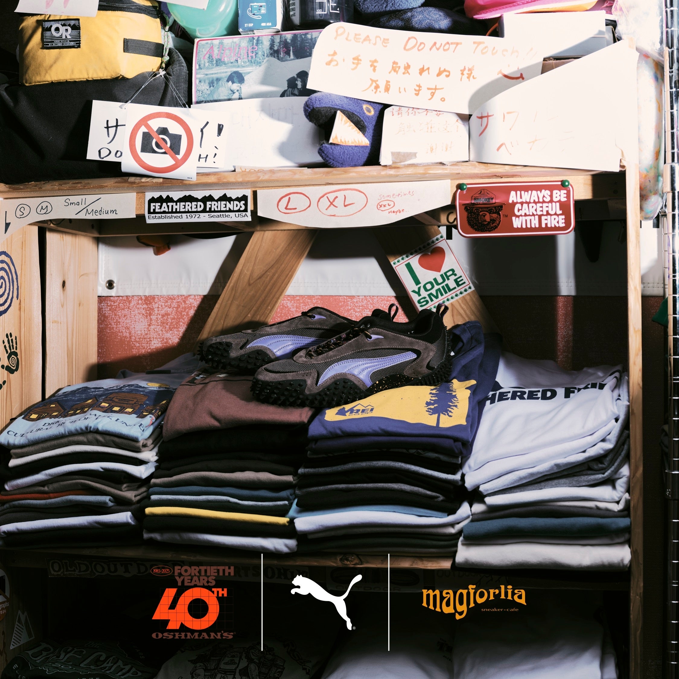 Magforlia 山田氏とコラボしたオッシュマンズ40周年記念モデル PUMA