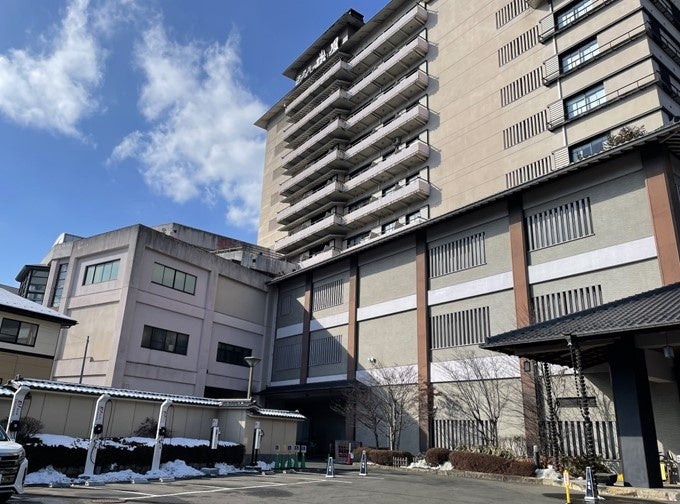 ホテル瑞鳳に設置されたエネチェンジEV充電器