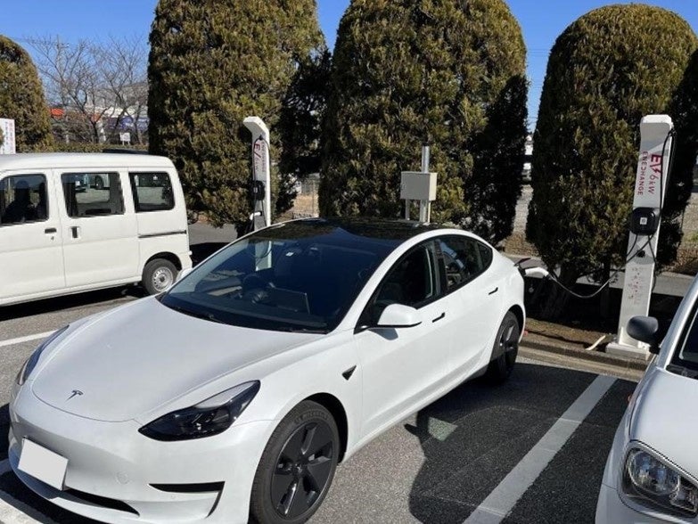 JAいちかわ本店に設置されたエネチェンジのEV充電器