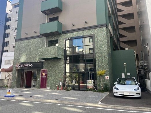 EV充電エネチェンジを導入した​​ホテルウィングインターナショナルセレクト博多駅前