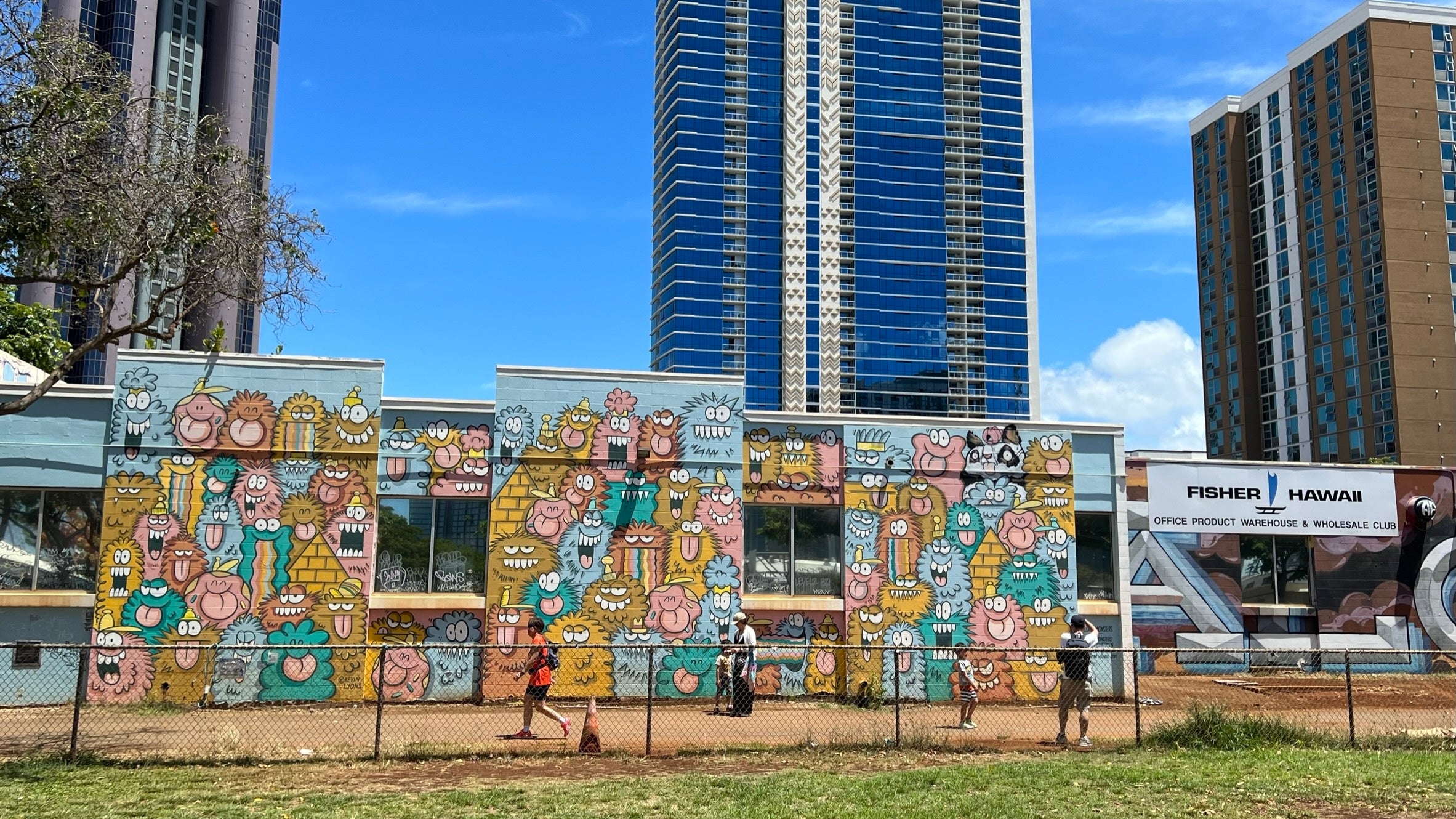 カカアコ地区のウォールアート