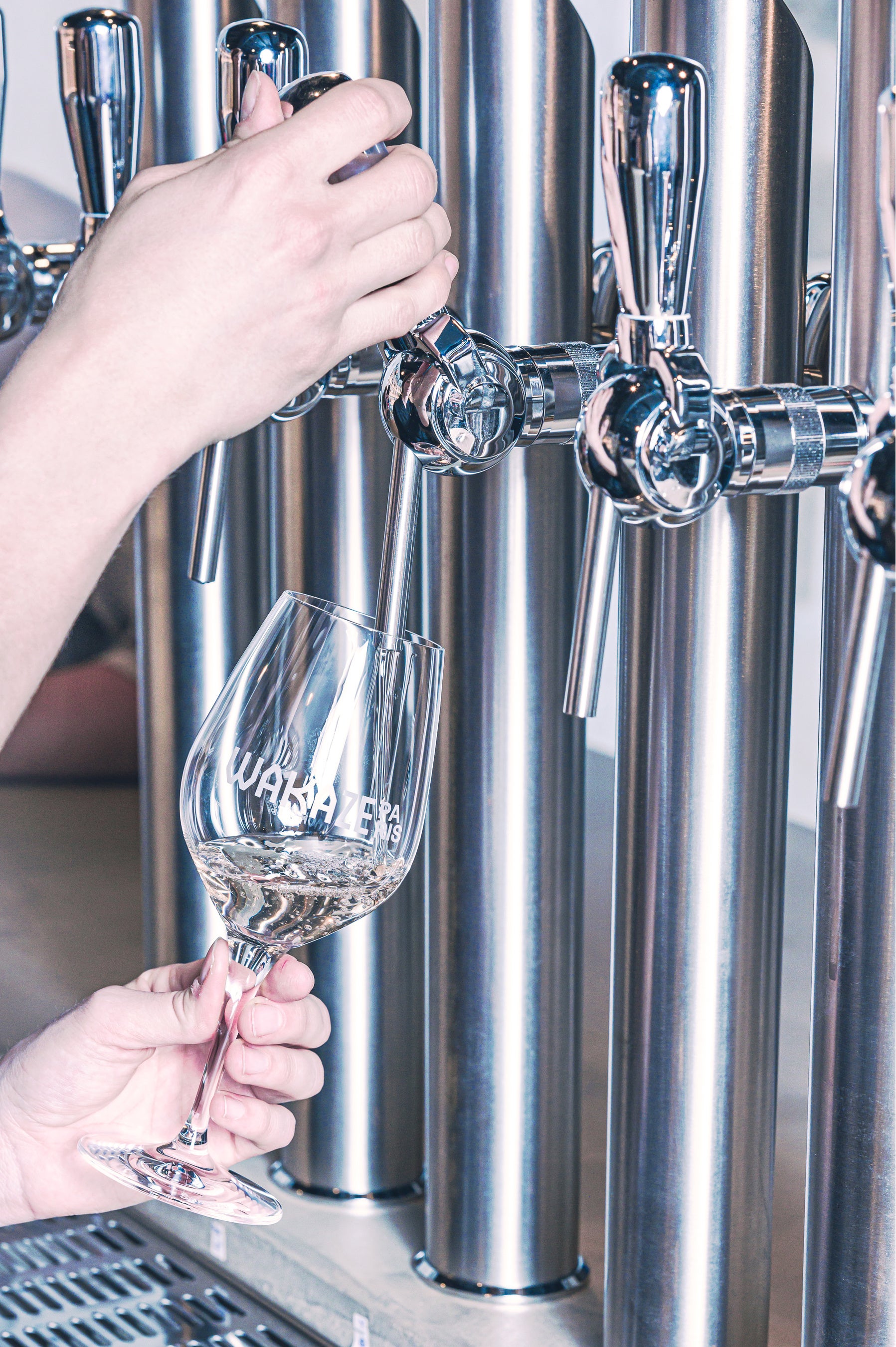 醸造所直送の生酒が楽しめるタップ