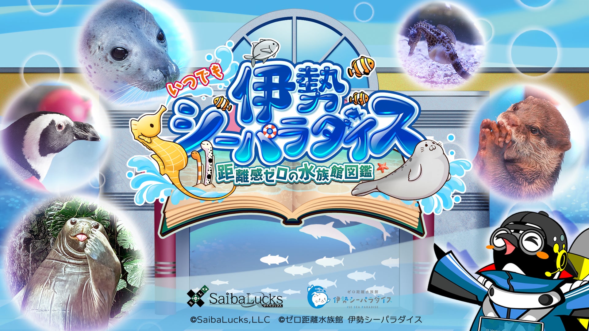 伊勢シーパラダイスSwitch版本日発売!距離感ゼロ水族館図鑑 伊勢シーパラダイスSwitch版本日発売!距離感ゼロ水族館図鑑