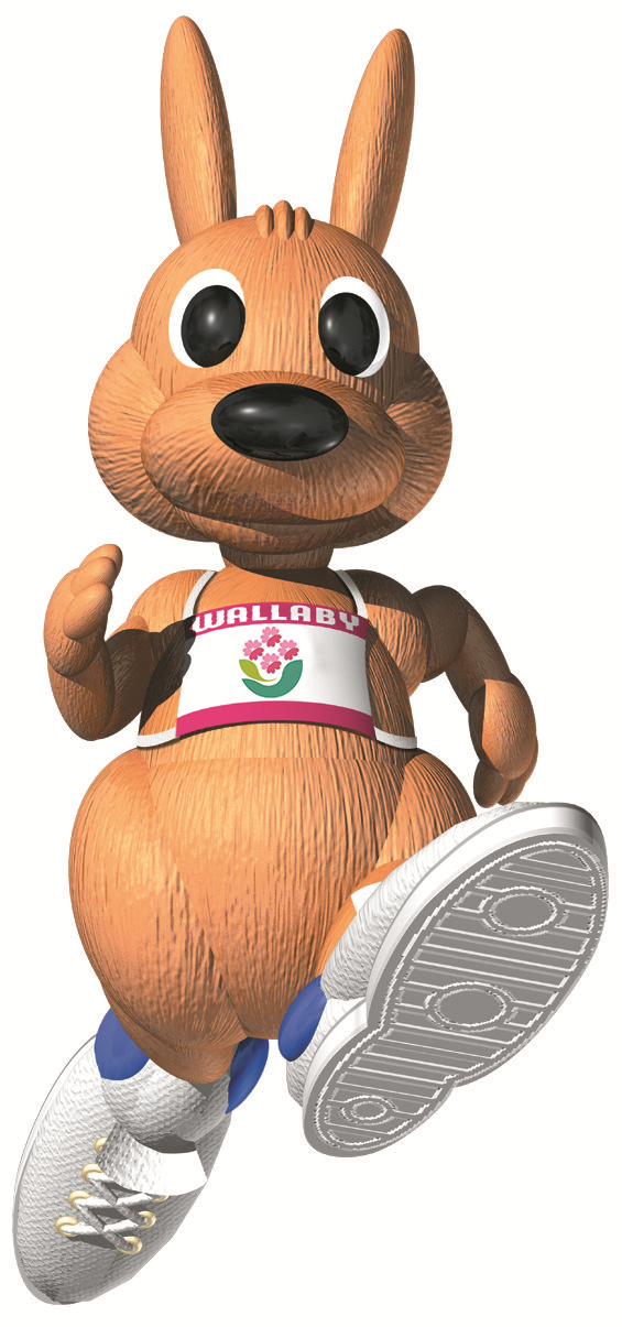 イベントイメージキャラクター「ワラビーくん」