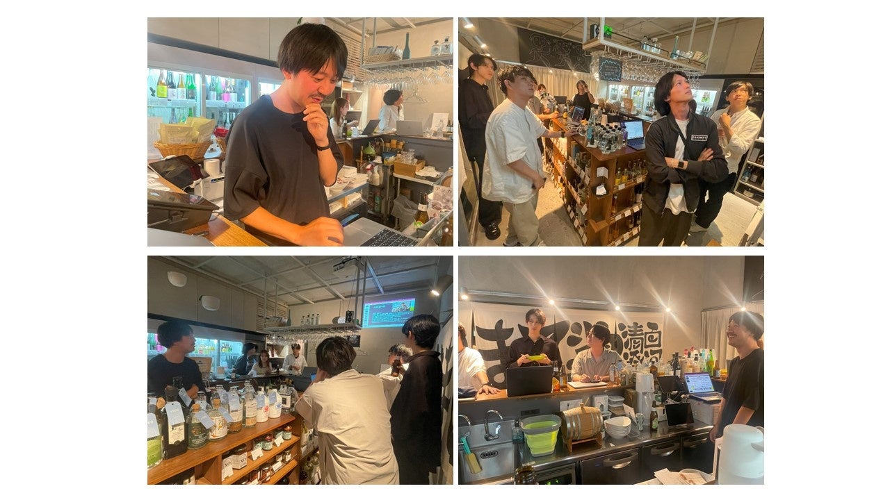 「いまでや 清澄白河」の店内にて終始和やかな雰囲気でイベントが進行しました