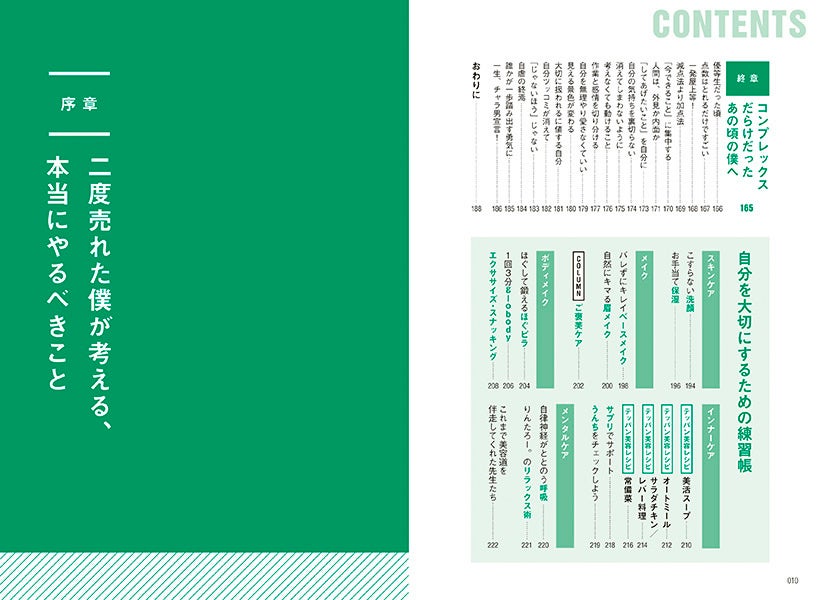 年齢性別問わず、「自分を後回しにしてしまう」方に向けた内容にこだわった。