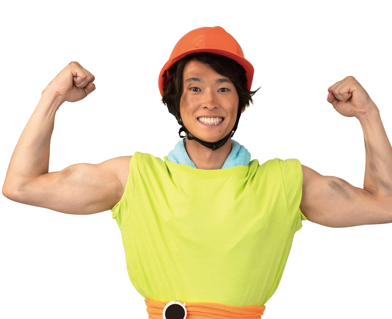 衣装も楽しい名曲「もぐらトンネル」のときは、誠お兄さんの筋肉のすごさにあちこちでどよめきが。