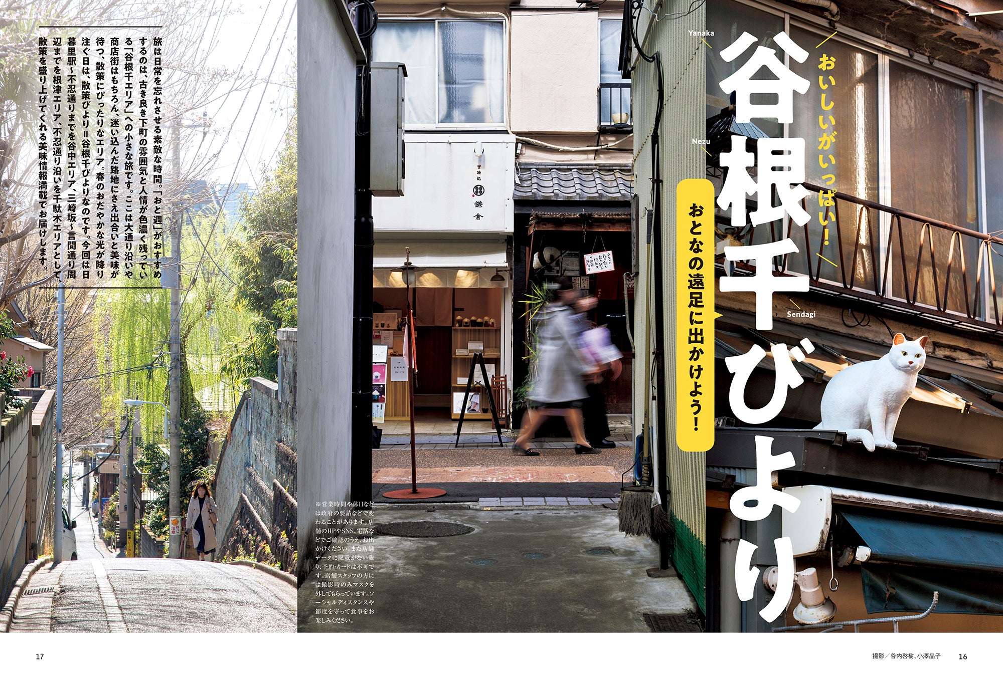 おとなの週末 2023年5月号「谷根千びより」