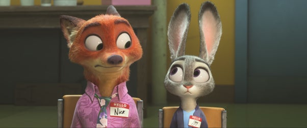 ディズニー映画『ズートピア2』の劇中に登場した“ニックの名札”風 ディズニー映画『ズートピア2』の劇中に登場した“ニックの名札”風