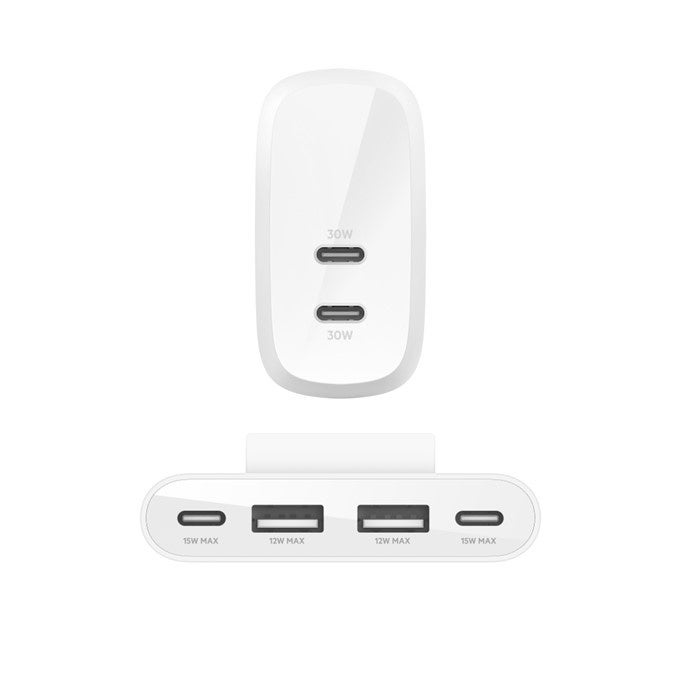 Belcom無線機② Belkin】たった83g！車内で4台のデバイスを同時充電、4ポート2m