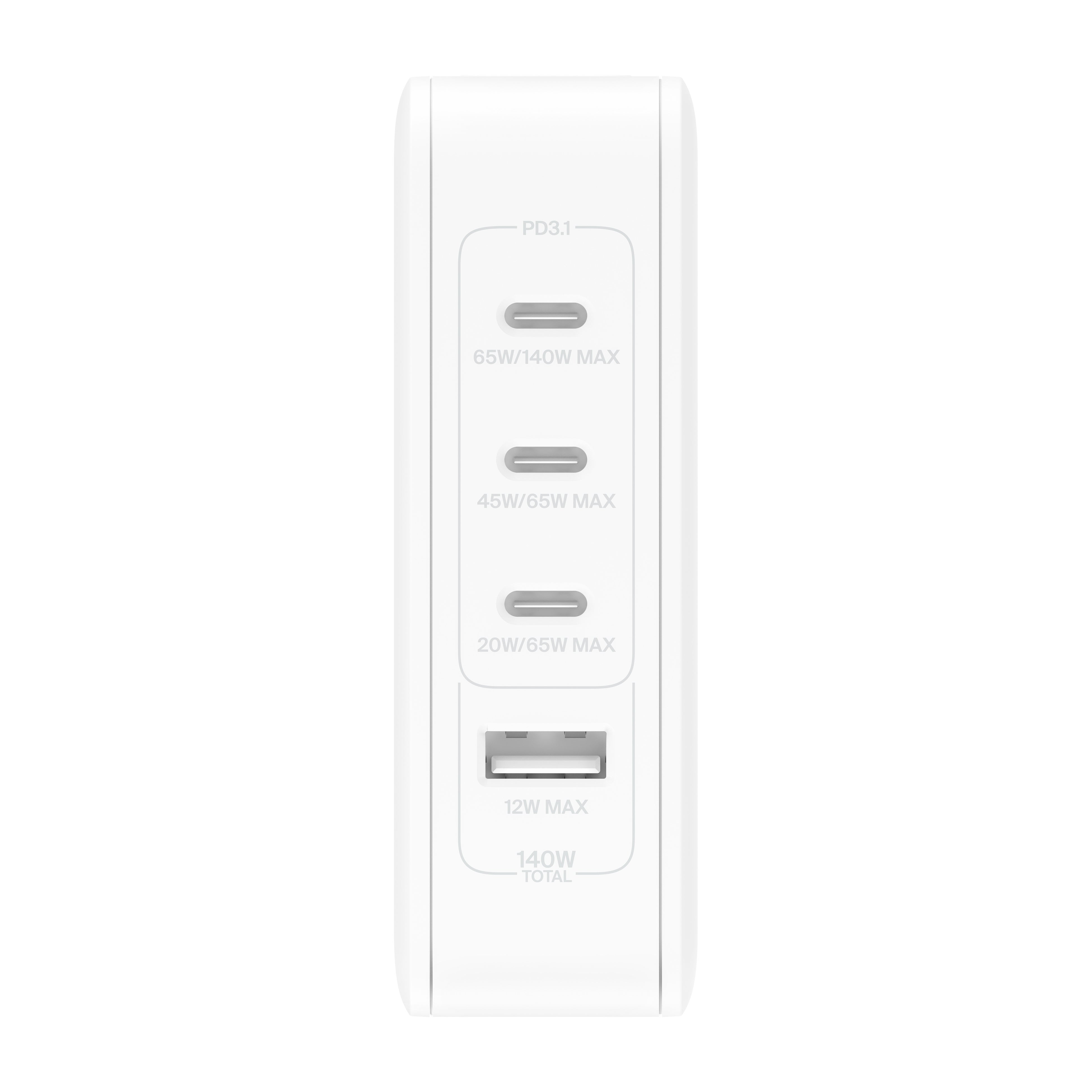 Belkin BoostCharge Pro 4ポートGaN 充電器 140W Belkin 140W 4ポート「BoostCharge Pro GaN Wall Charger