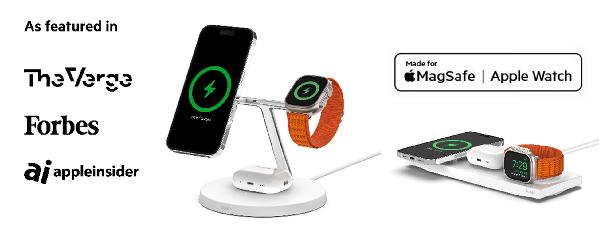Belkin、Amazonの「プライム感謝祭」で計164製品を最大73%オフで販売へ ー 人気の3-in-1ワイヤレス充電スタンドなど