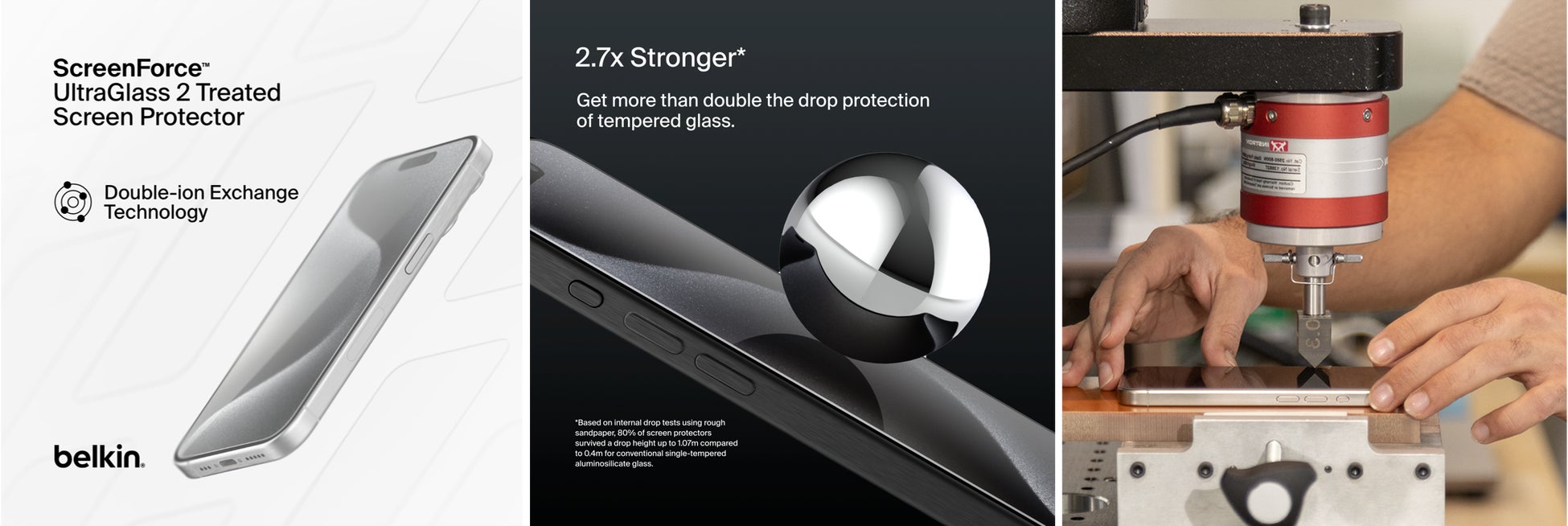 Belkin、「iPhone 16」シリーズ向けに6種類のガラス保護フィルムを発売