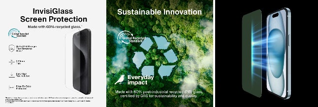 Belkin、「iPhone 16」シリーズ向けに6種類のガラス保護フィルムを発売