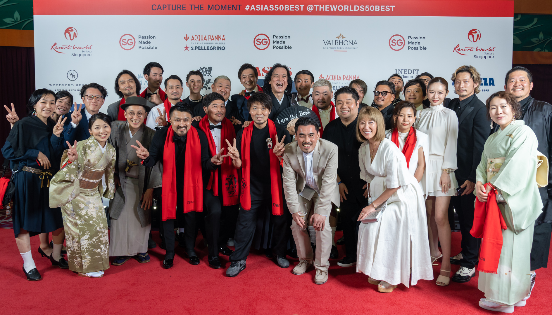 日本勢の集合写真