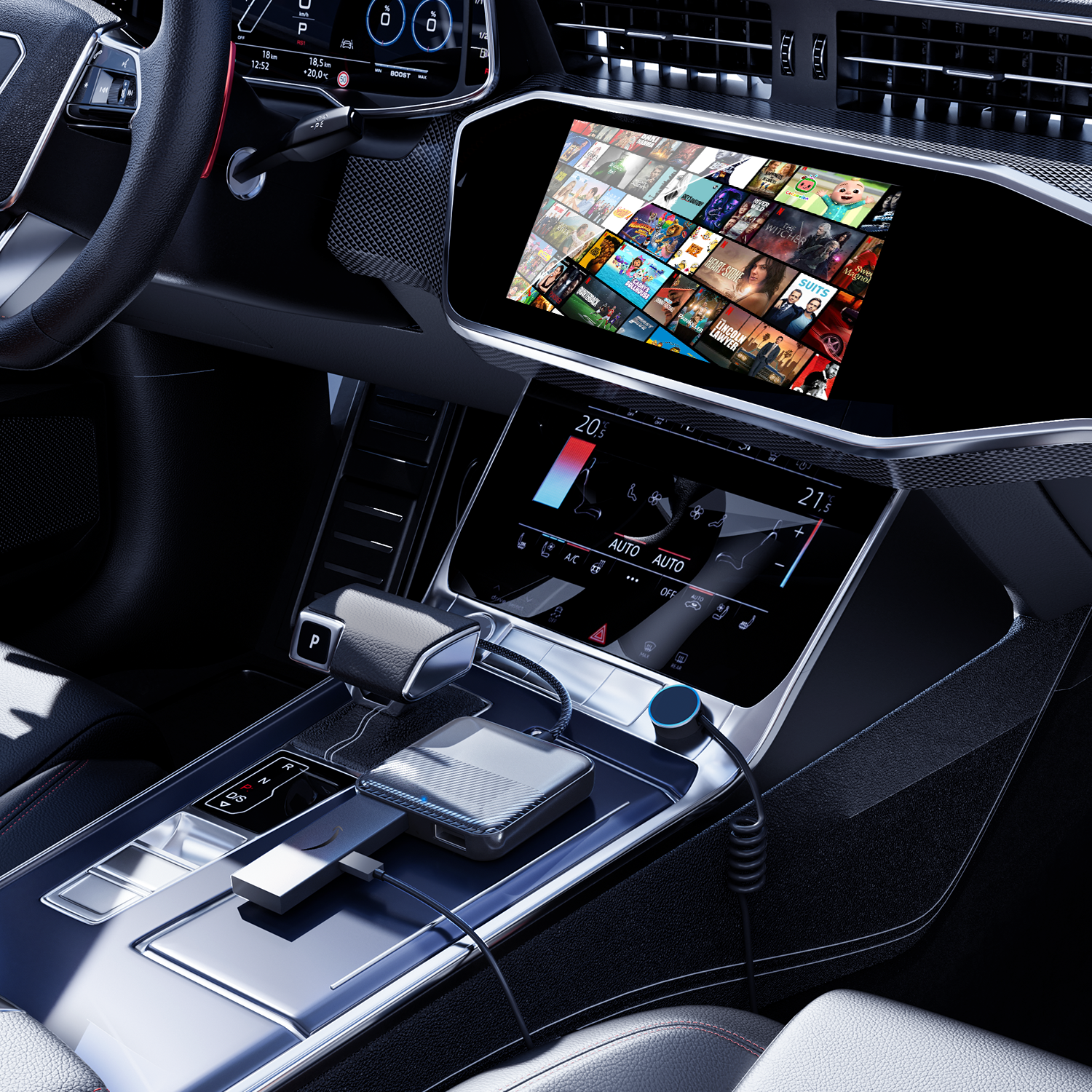 Fire TV Stick・ゲーム機・スマホ映像を車載ディスプレイで再生！HDMI