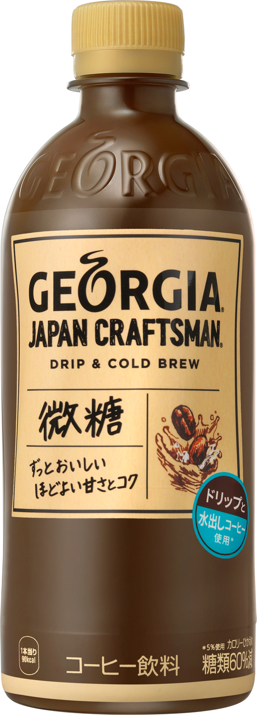 「ジョージア ジャパン クラフトマン 微糖」500ml PET