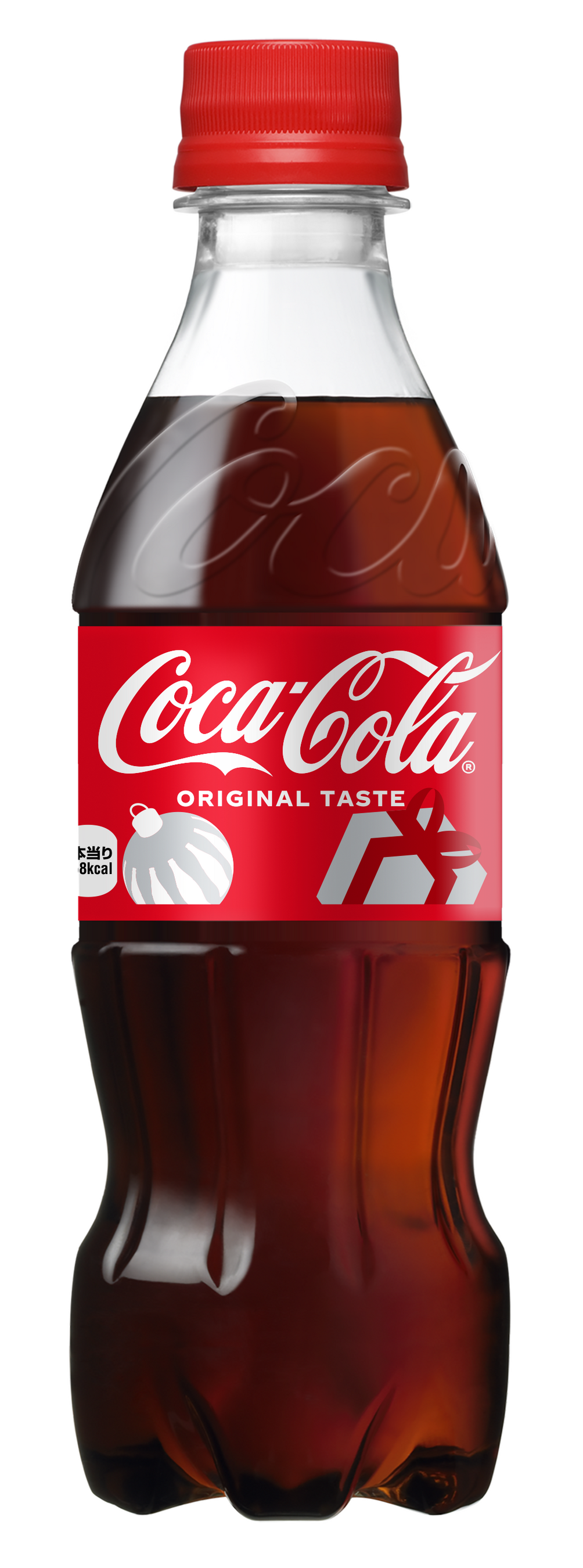 夜空を見上げて、コークで乾杯。「コカ・コーラ」 ウィンター