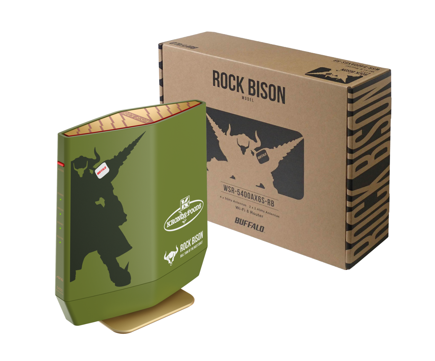 TIGER & BUNNY 2』配信記念「ロックバイソン」をイメージしたWi-Fi