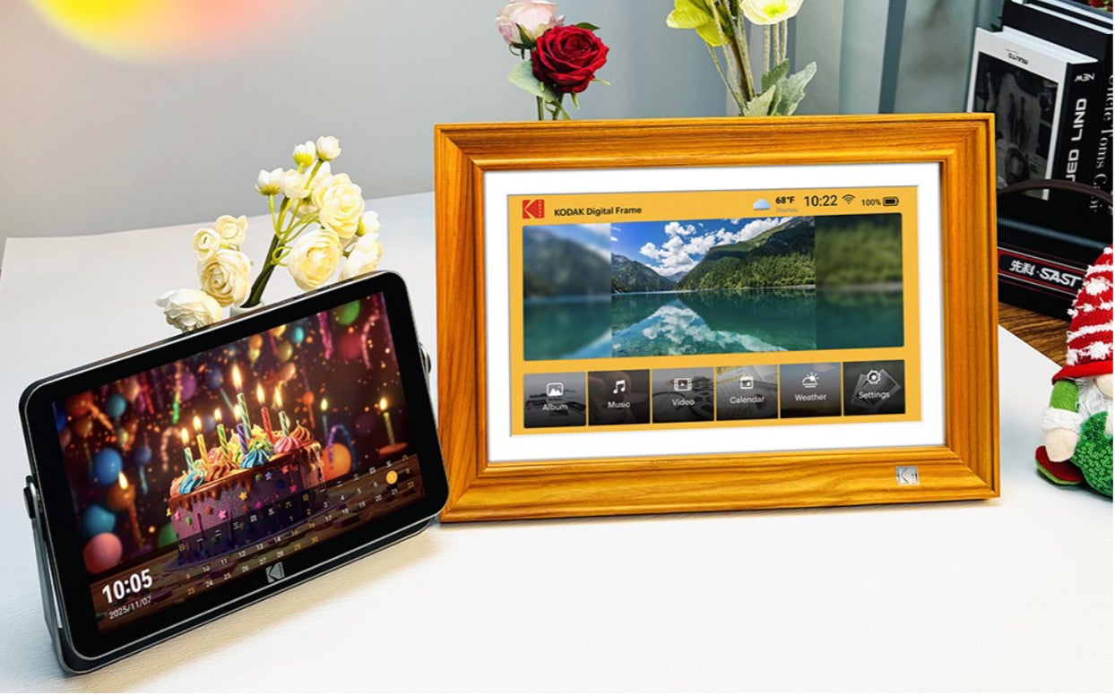 コダック、思い出を日常に取り戻すデジタルフォトフレームを発売 コダック、思い出を日常に取り戻すデジタルフォトフレームを発売