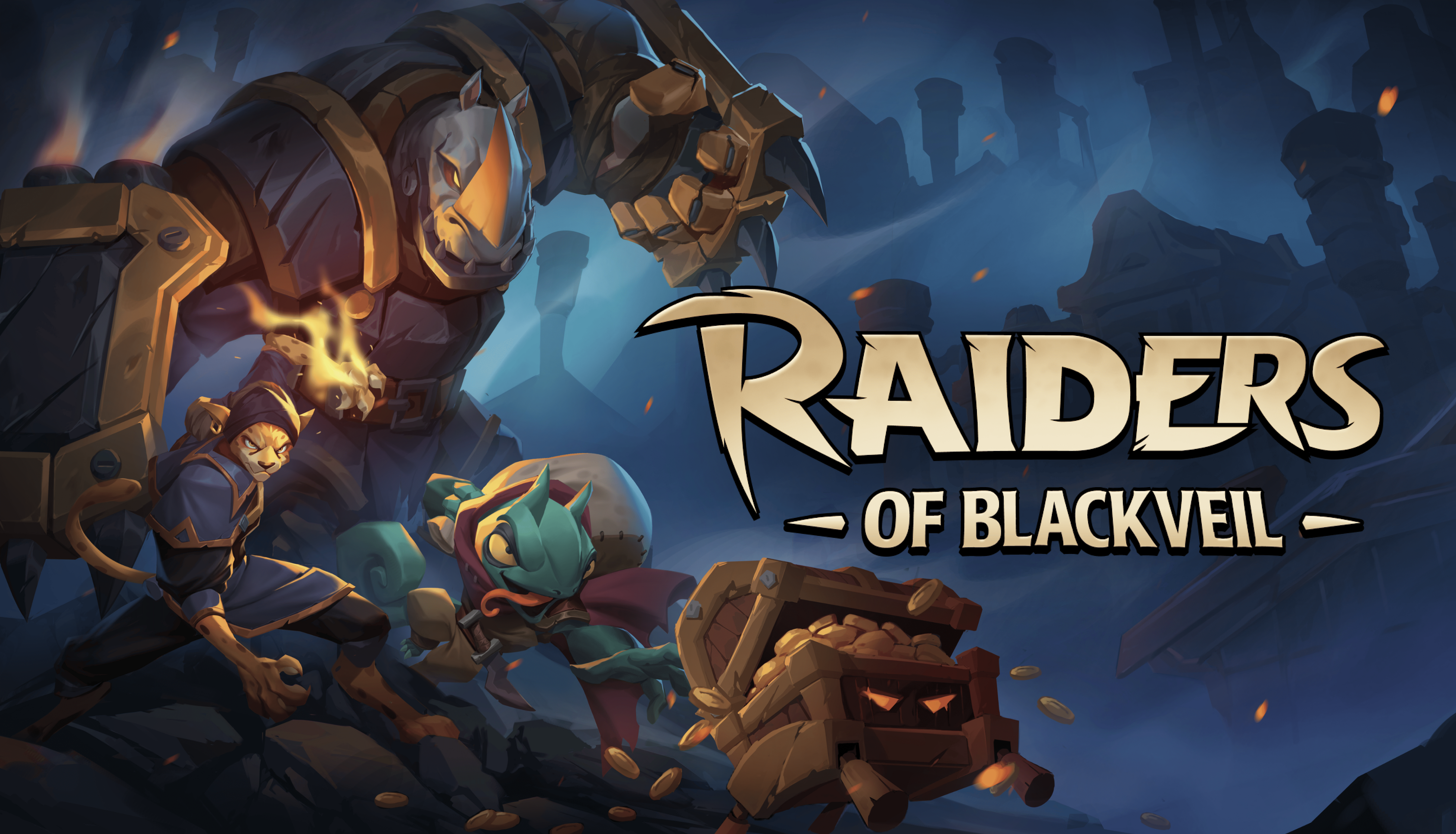 ローグライクARPG『Raiders of Blackveil』オフライン実装！