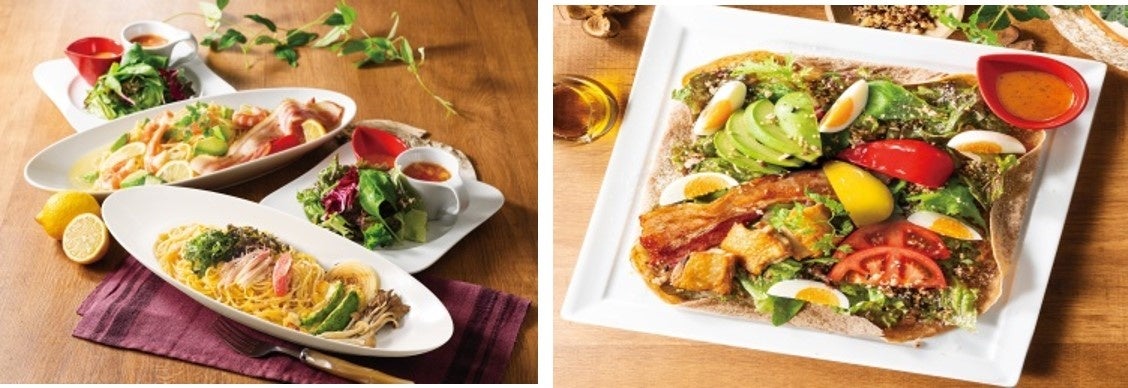 ～パスタやスーパーフードを使用したヘルシープレート〜